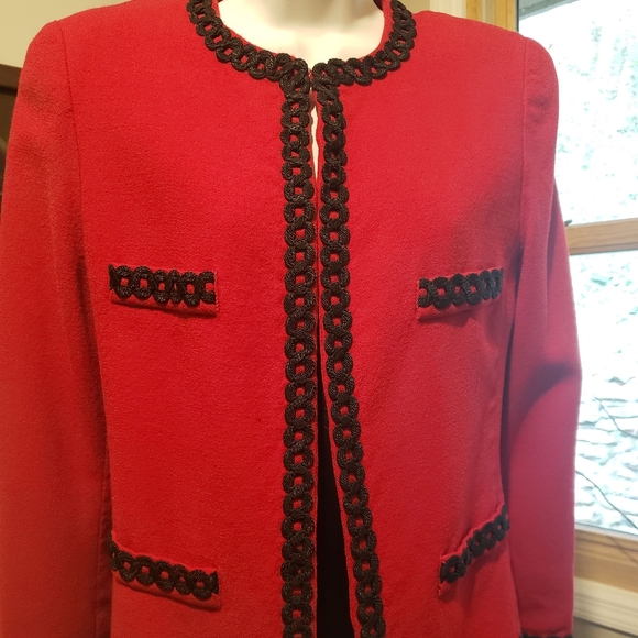 Vintage Lilli Ann Boiled wool and Mohair jacket size 8 - Picture 3 of 10